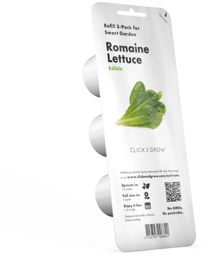 Click & Grow 3 vnt. papildymas - romėniškų salotų sėklos