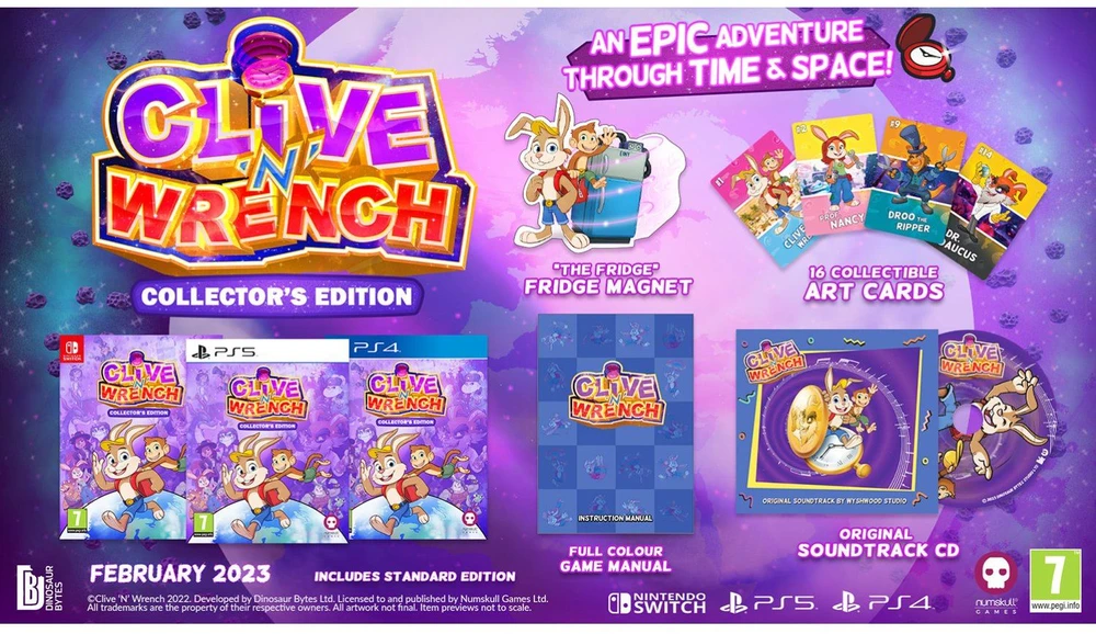 „Clive 'N' Wrench“ („Kolekcionieriaus leidimas“) – „PlayStation 5“.