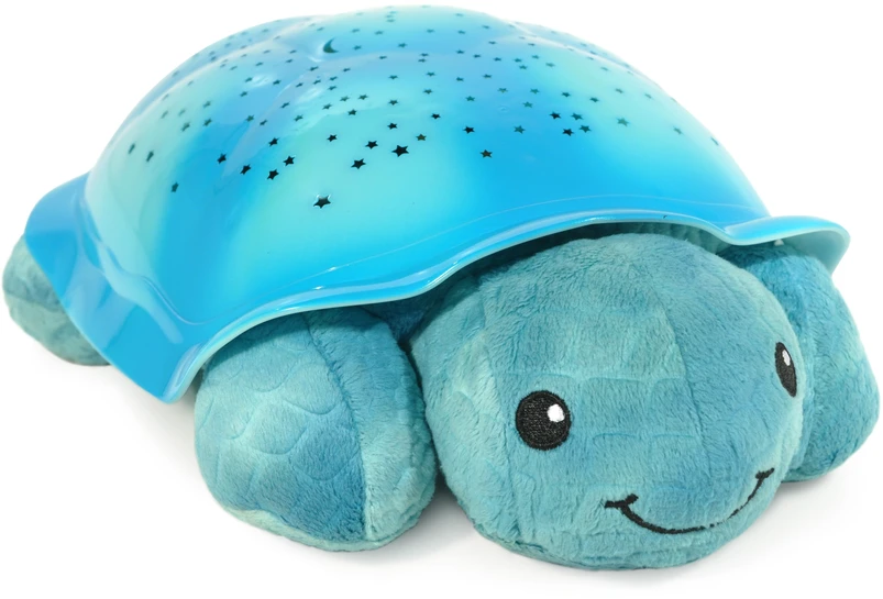 Cloud B Twinkling Twilight Turtle grojantis ir šviečiantis migdukas, mėlynos spalvos