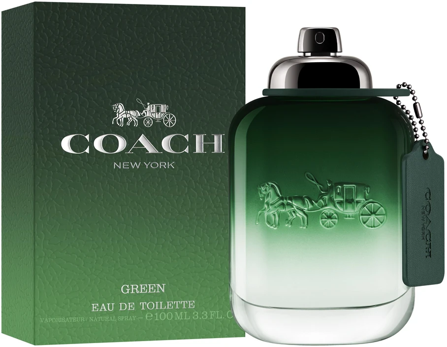 Coach Žalias EDT tualetinis vanduo vyrams, 100 ml