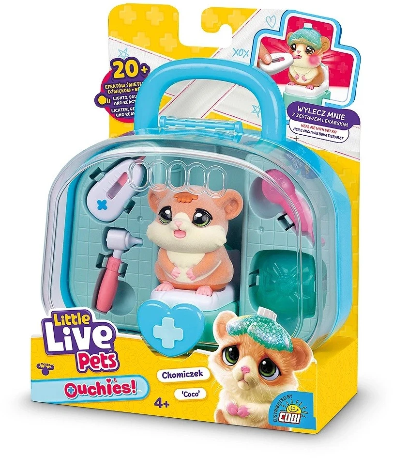 Cobi Interaktyvi figūrėlė Little Live Pets – Ouchies žiurkėnas