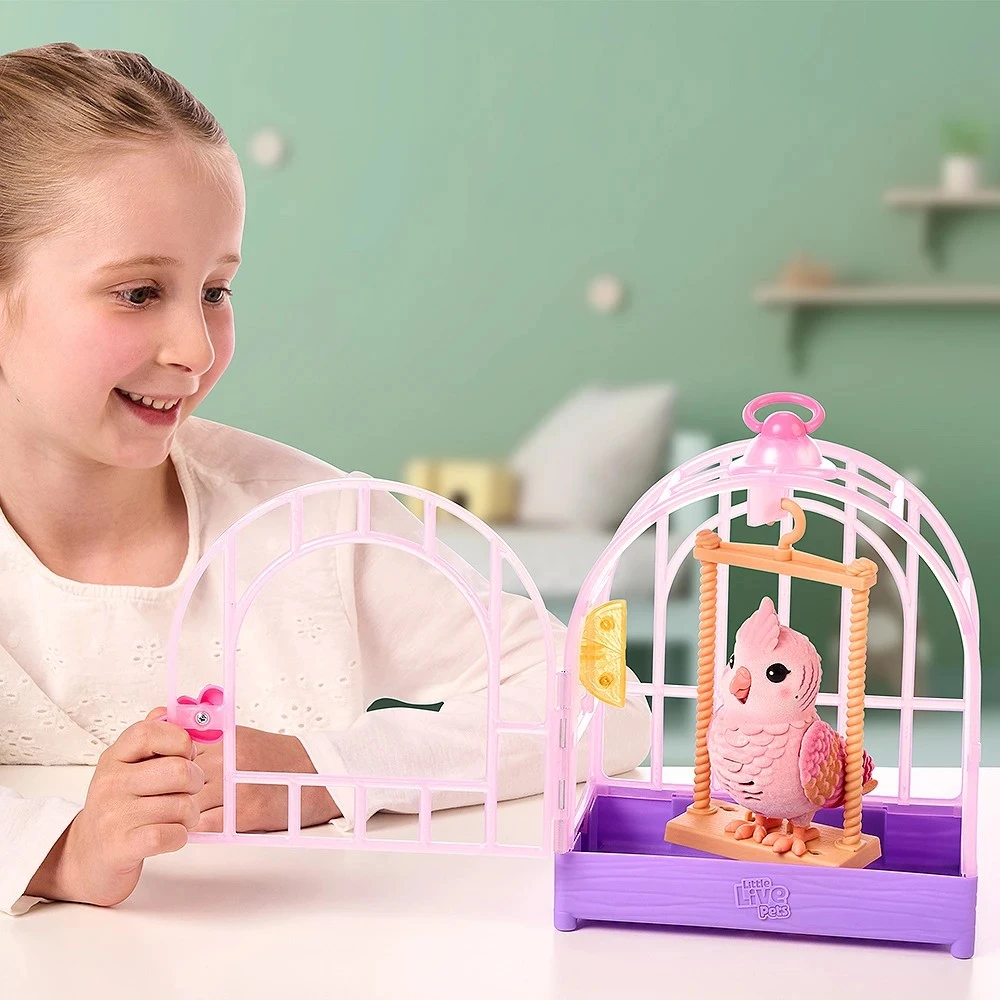 Cobi Figūrėlė Interaktyvi figūrėlė „Little Live Pets“ – mano tikras rožinis paukštis