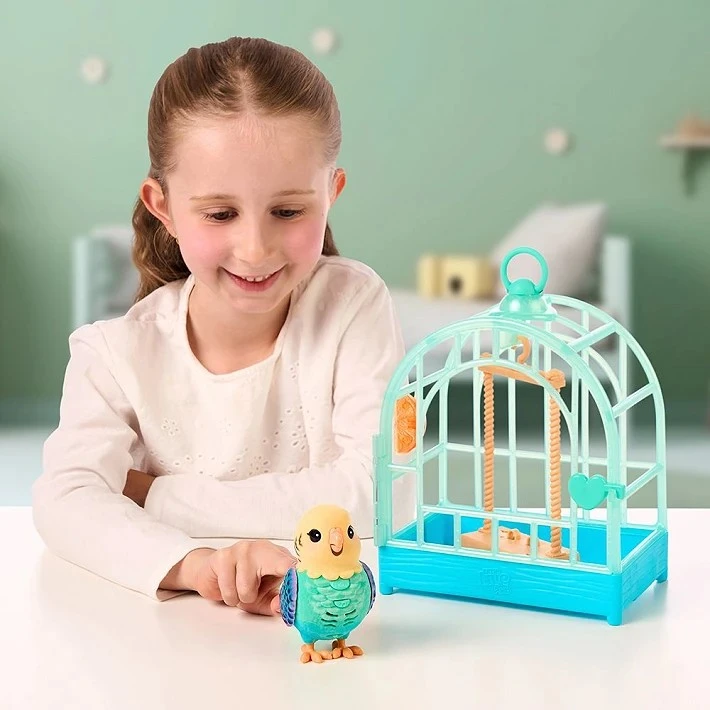 Cobi Figūrėlė Interaktyvi figūrėlė „Little Live Pets“ – mano tikras mėlynas ir geltonas paukštis
