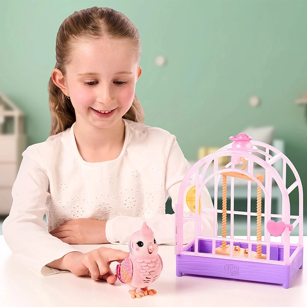 Cobi Figūrėlė Interaktyvi figūrėlė „Little Live Pets“ – mano tikras rožinis paukštis