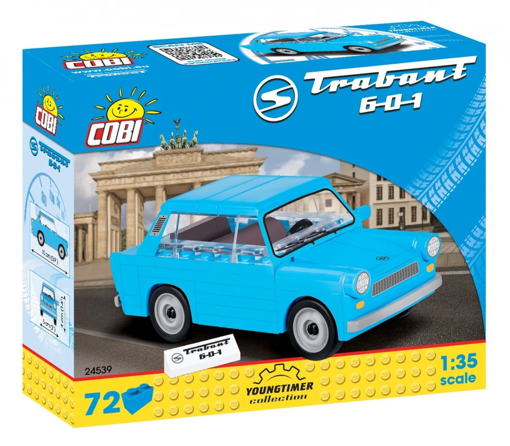 Cobi Klocki 72 dalys trabant 601