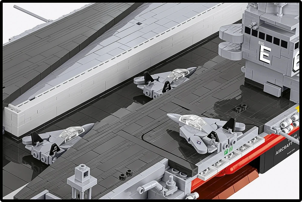 Cobi Konstruktoriaus kaladėlės CVN-65 lėktuvnešis, 6131 kaladėlių