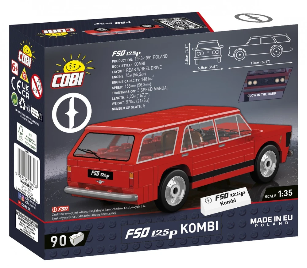 Cobi Klocki fso 125p kombi 90 klocków