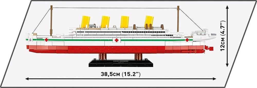 COBI HMHS Britannic laivo konstruktorius 1:700, 636 detalių
