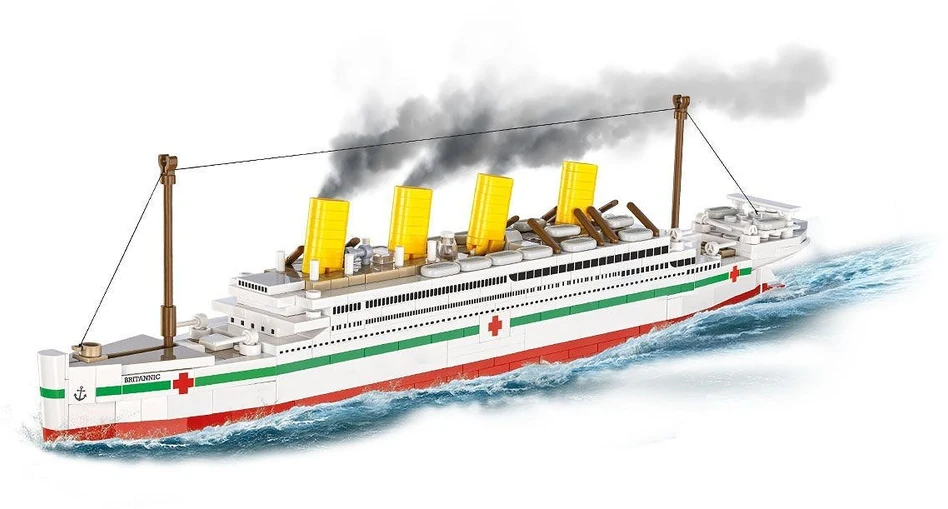 COBI HMHS Britannic laivo konstruktorius 1:700, 636 detalių