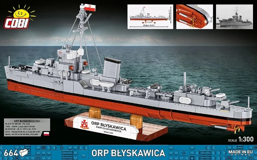 Cobi Klocki ORP žaibo blokeliai 664 vnt.