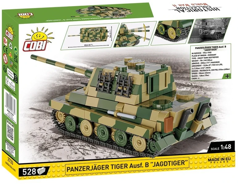 Cobi Klocki panzerjager tiger ausf.b jagdtiger