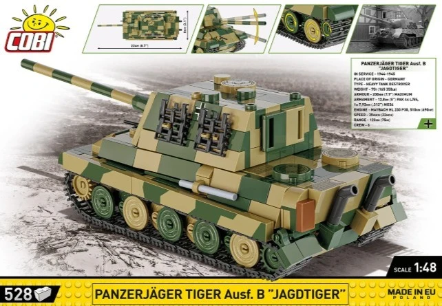 Cobi Klocki panzerjager tiger ausf.b jagdtiger