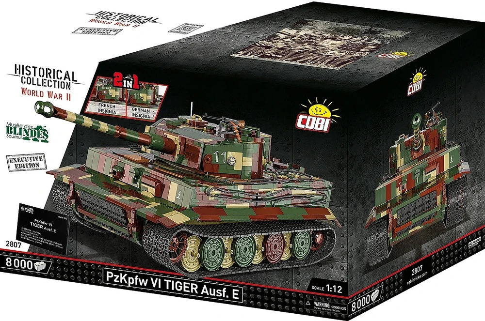 Cobi Klocki pzkpfw vi tiger ausf.e 8000 klocków