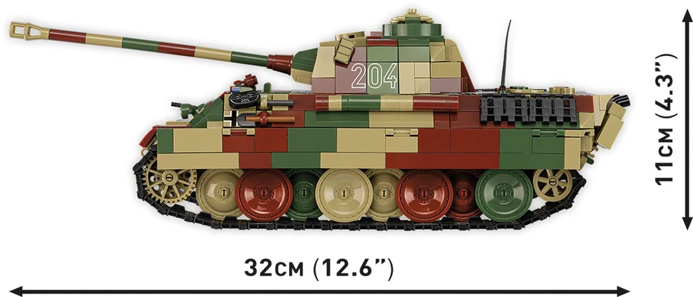 Cobi Pz.Kpfw. V Panther Ausf. A modelis iš 1152 detalių