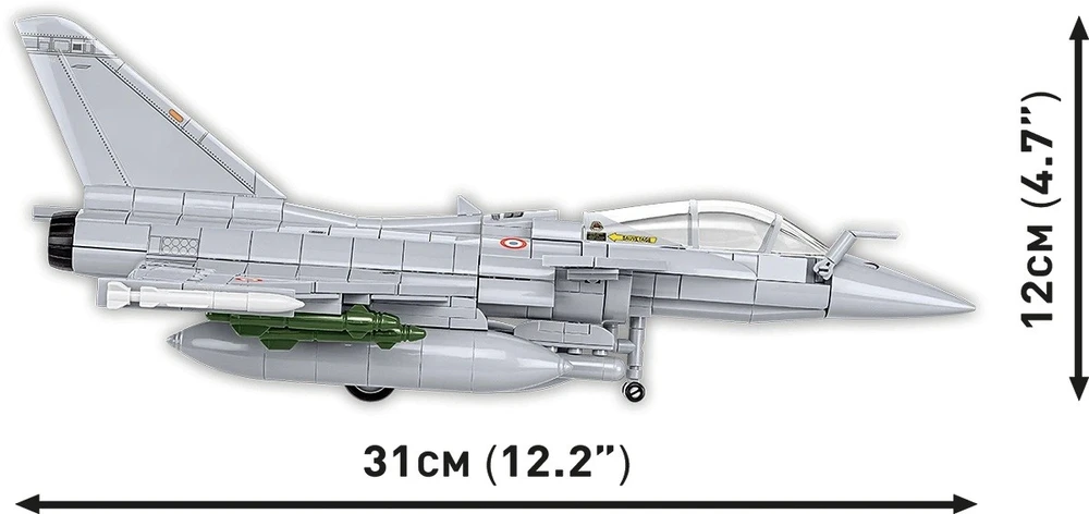 Cobi Dassault Rafale C konstravimo rinkinys iš 551 detalės
