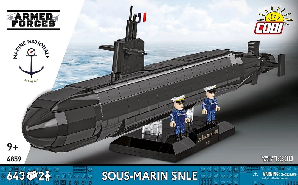 Cobi Klocki sous-marin snle 643 klocki