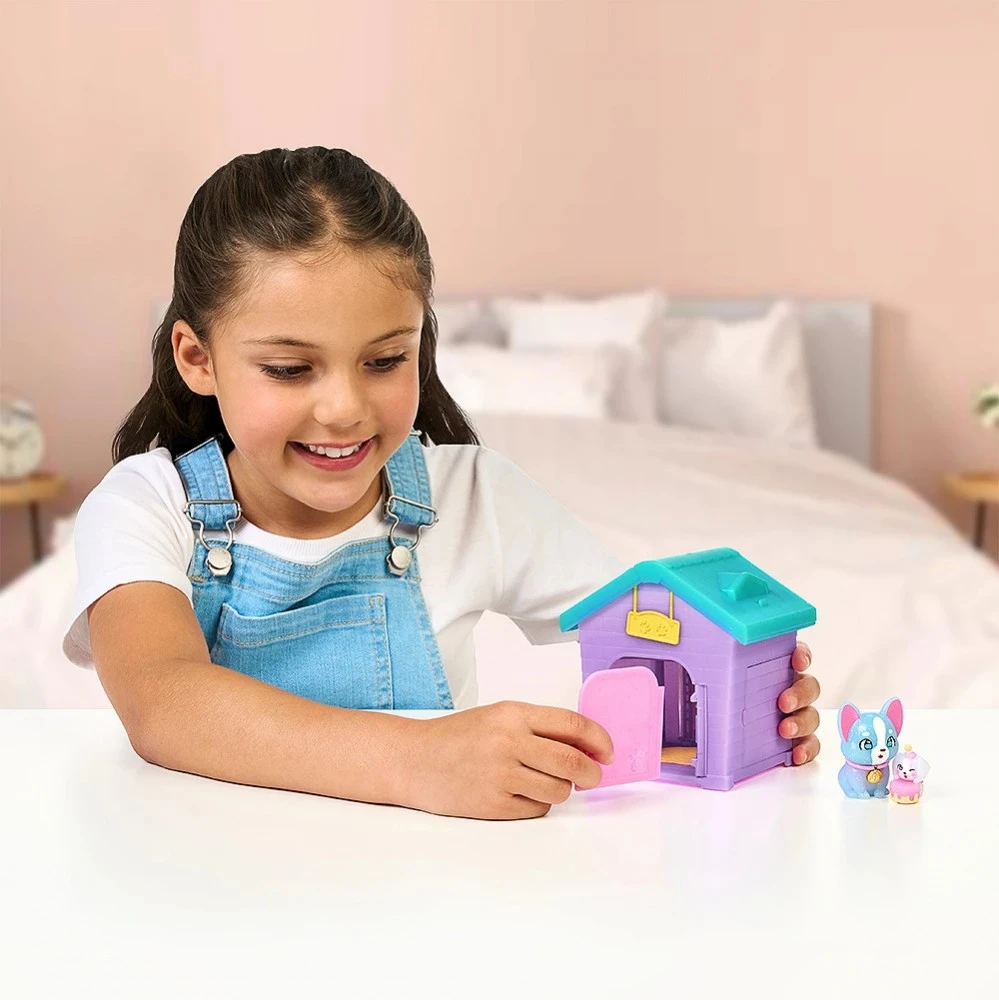 Cobi Rinkinys figurek little live pets - families domek mamy party