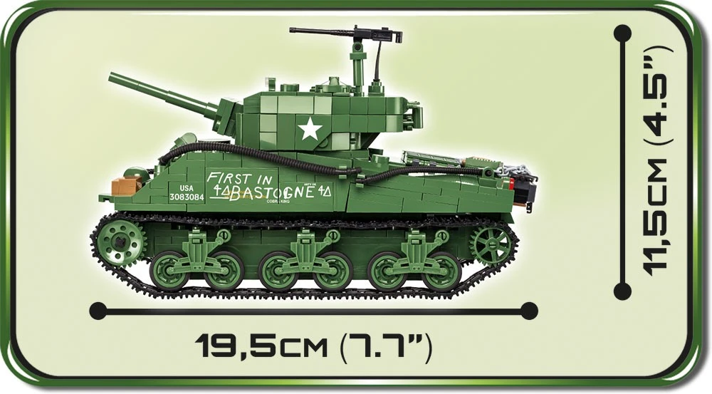 Antrojo pasaulinio karo „Sherman M4A3E2 Jumbo Cobi“ konstruktorius, 720 d.
