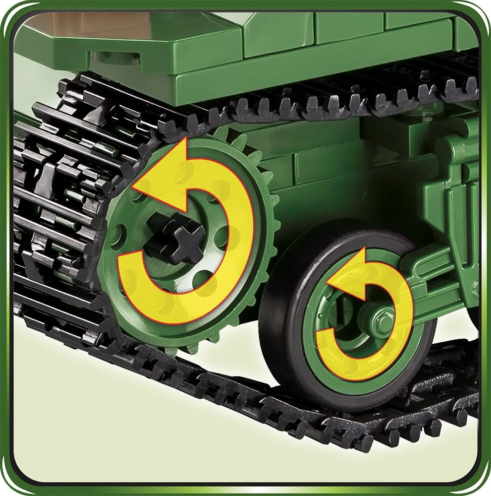 Antrojo pasaulinio karo „Sherman M4A3E2 Jumbo Cobi“ konstruktorius, 720 d.