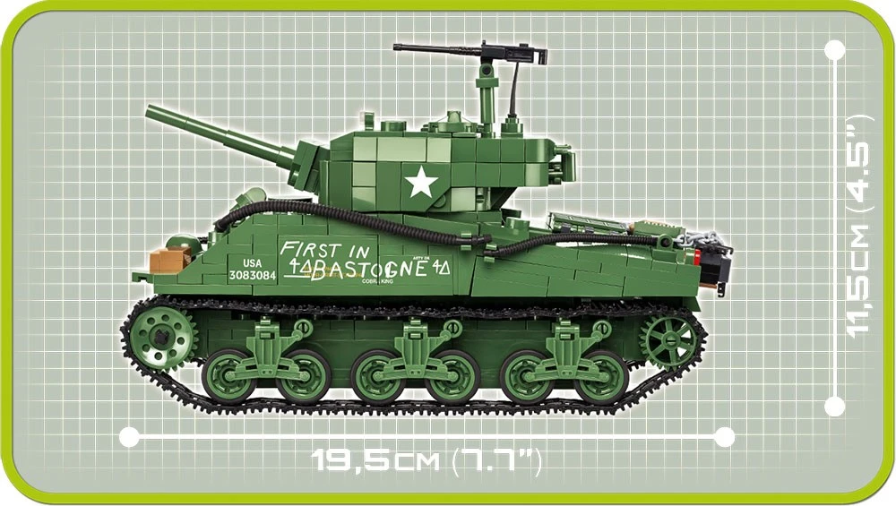 Antrojo pasaulinio karo „Sherman M4A3E2 Jumbo Cobi“ konstruktorius, 720 d.