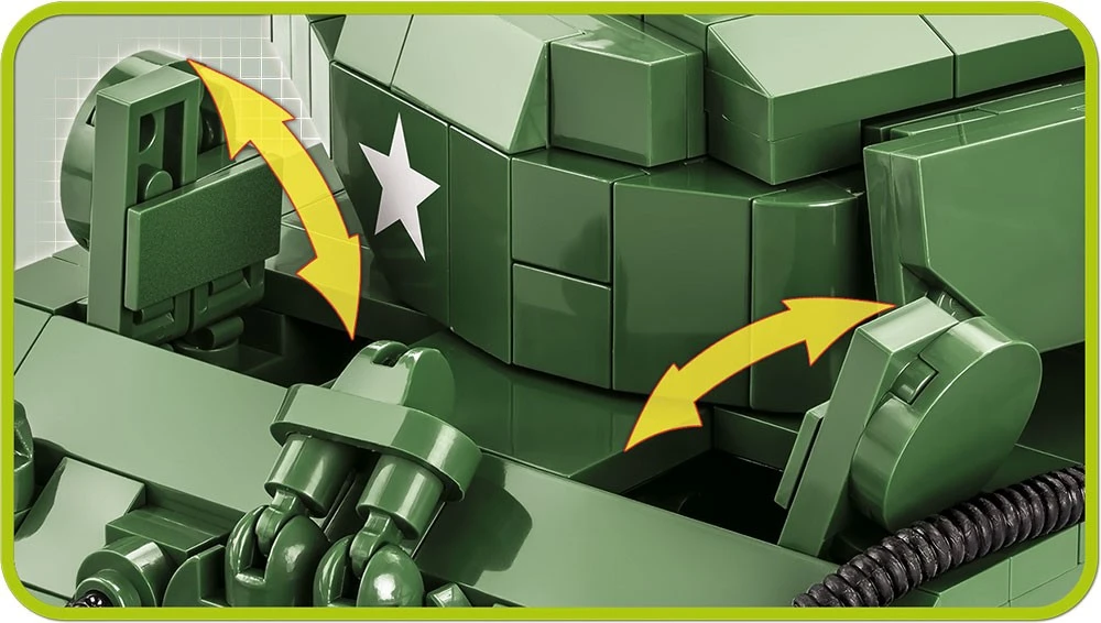 Antrojo pasaulinio karo „Sherman M4A3E2 Jumbo Cobi“ konstruktorius, 720 d.
