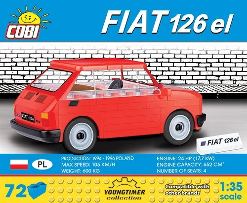 Cobi Youngtimer kolekcija Fiat 126p El