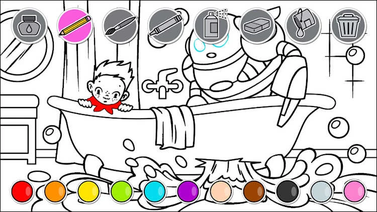 Comic Komiksų spalvinimo knygelės pilnas leidimas – „Nintendo Switch“