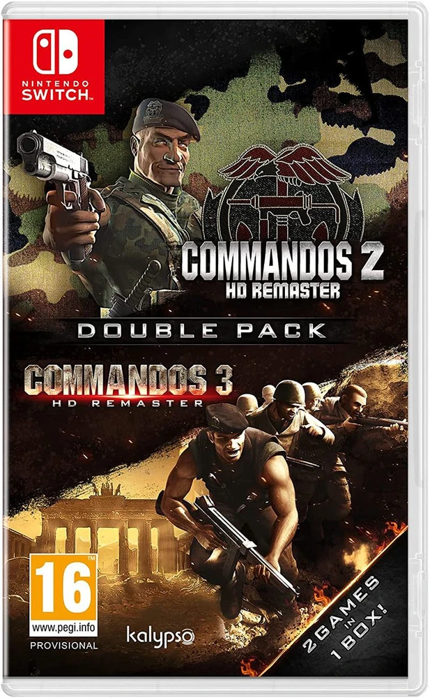 „Commandos 2“ ir „3 HD Remaster“ dvigubas paketas – „Nintendo Switch“