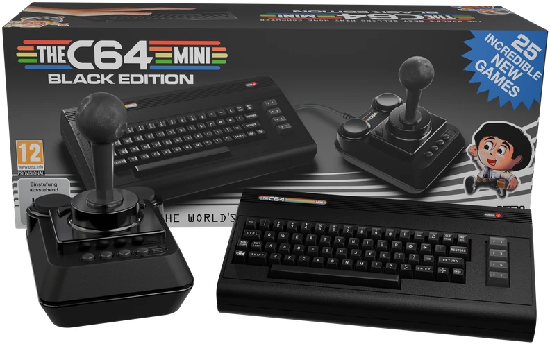 Retro Games Commodore - THEC64 Mini - Juodas