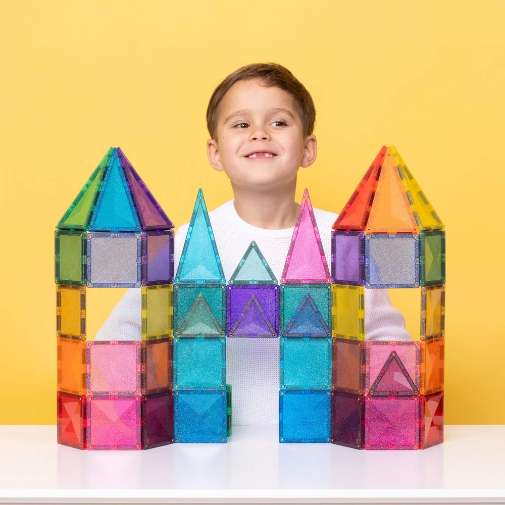 CONNETIX magnetinis konstruktorius - Glitter Castle Pack 48d.