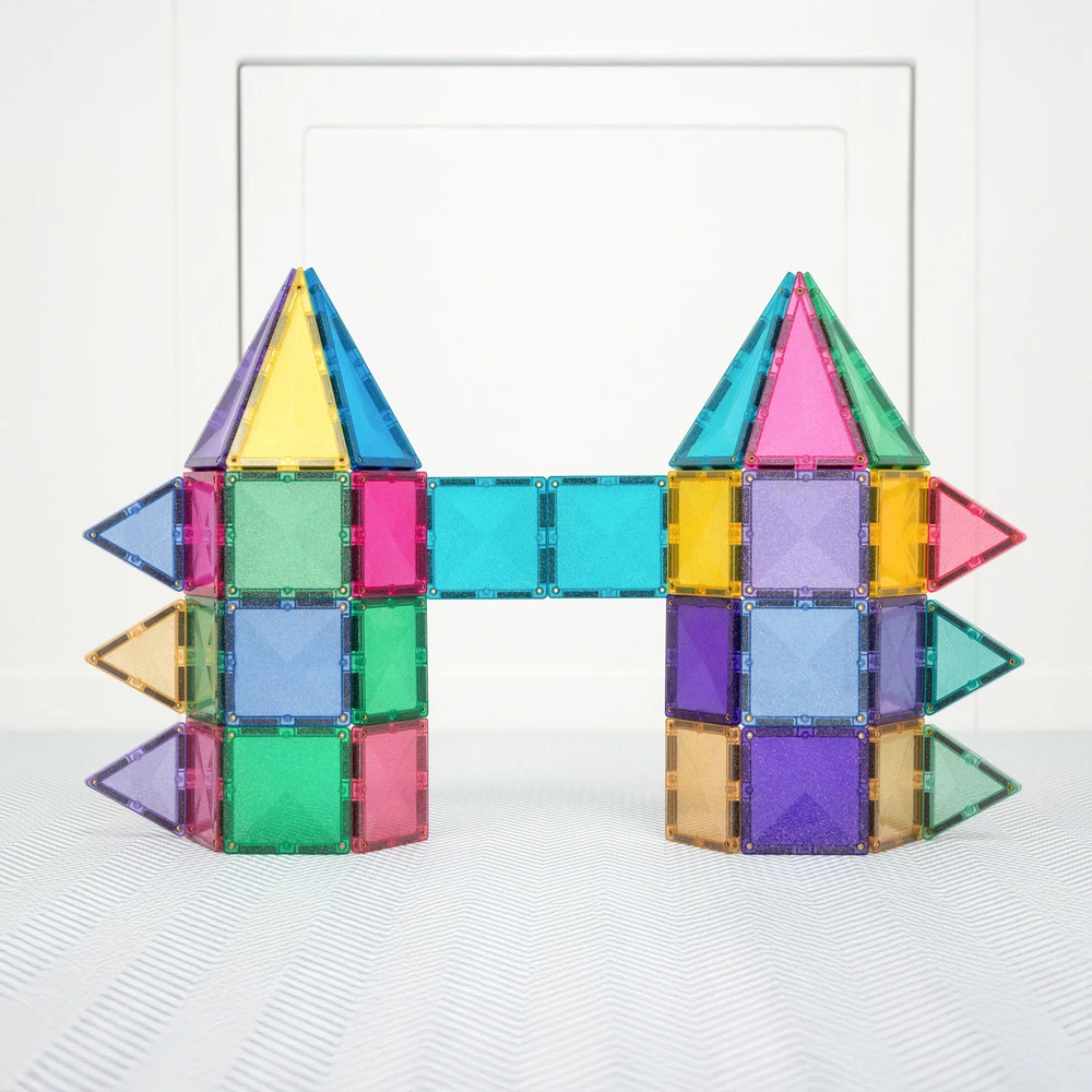CONNETIX magnetinis konstruktorius - Glitter Castle Pack 48d.