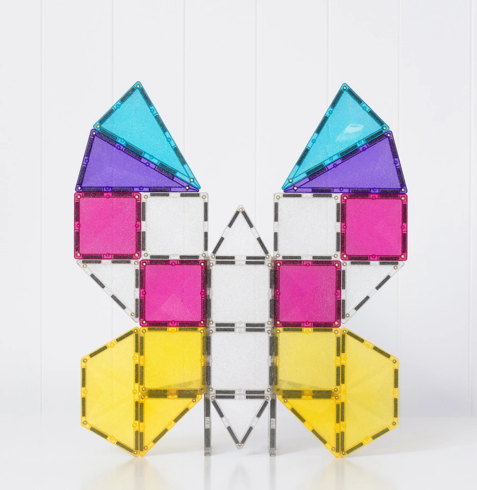 CONNETIX magnetinis konstruktorius 56d. Glitter Unicorn Pack