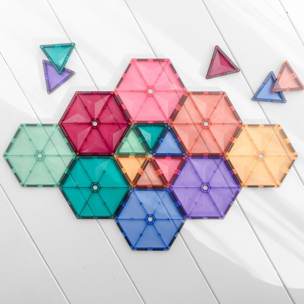 Connetix Pastelinis Geometrinis rinkinys 40 dalių