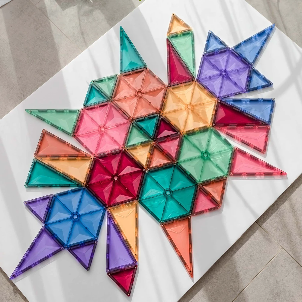 Connetix Pastelinis Geometrinis rinkinys 40 dalių