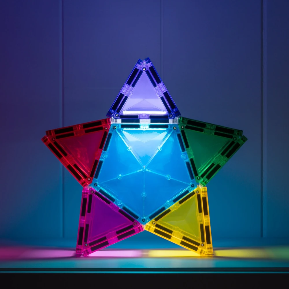CONNETIX magnetinis konstruktorius - Light Star Pack 28d.
