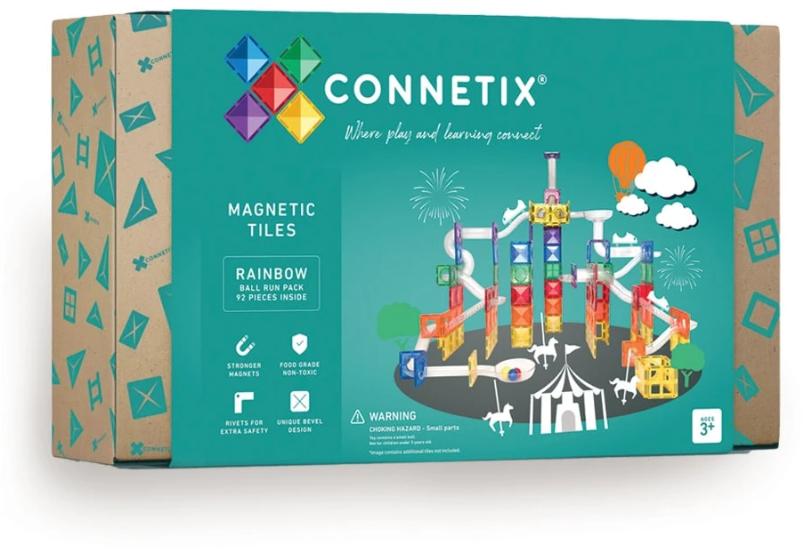 Connetix kamuoliukų trasa 92 dalys