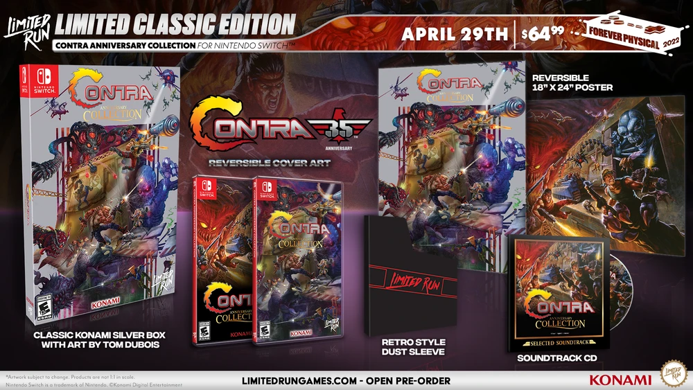 „Contra Anniversary Collection Classic Edition“ – „Nintendo Switch“