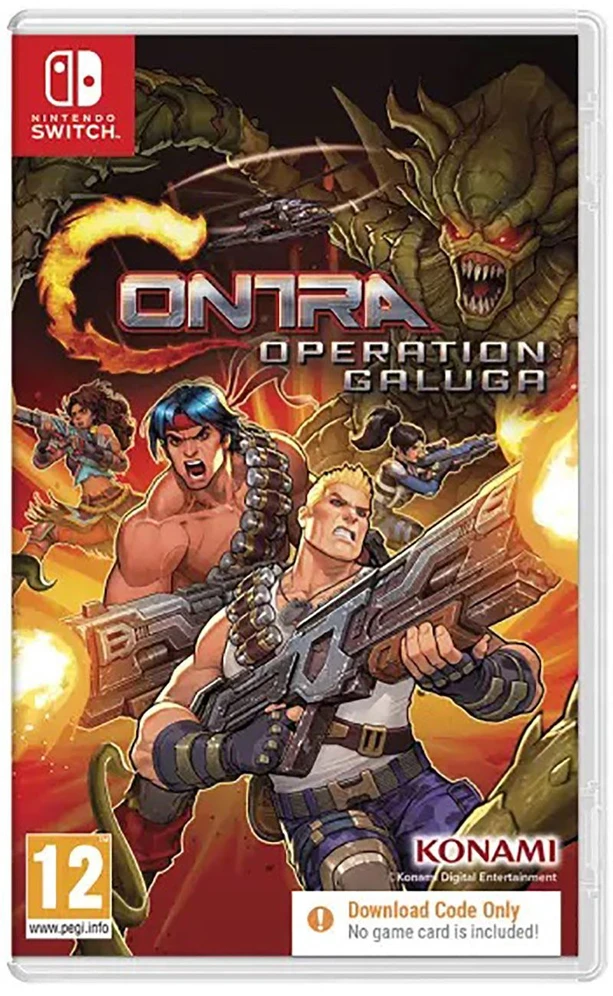 „Konami Contra: Operation Galuga“ (KODAS LANGELYJE)