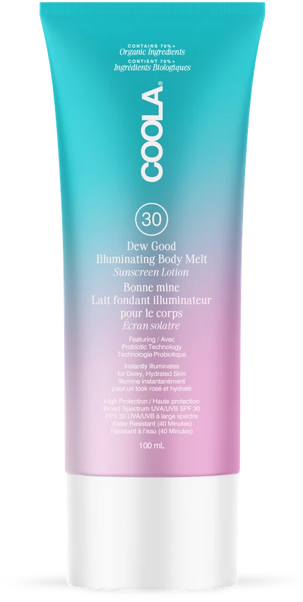 „Coola - Dew Good“ šviesinamasis kūno losjonas su SPF 30