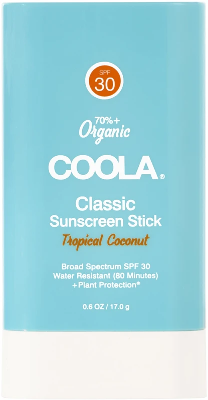 "Coola Classic" ekologiškas apsauginis kremas nuo saulės "Tropical Coconut" Spf30 17g
