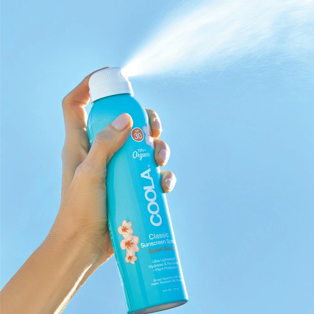 "Coola Classic Body" organinis apsauginis purškiklis nuo saulės Spf30 "Tropical Coconut" 177ml