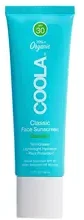 "Coola Classic Face" ekologiškas apsauginis losjonas nuo saulės "Cucumber Spf30" 50ml