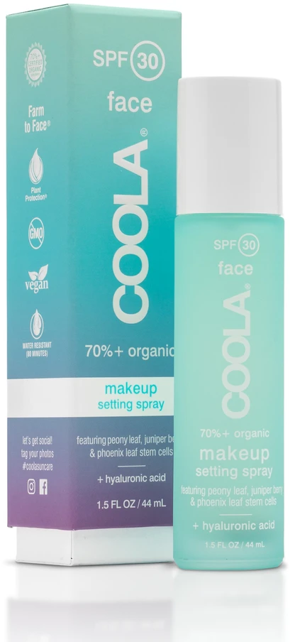 Coola Face Makeup Setting Purškiklis SPF30, 44 ml