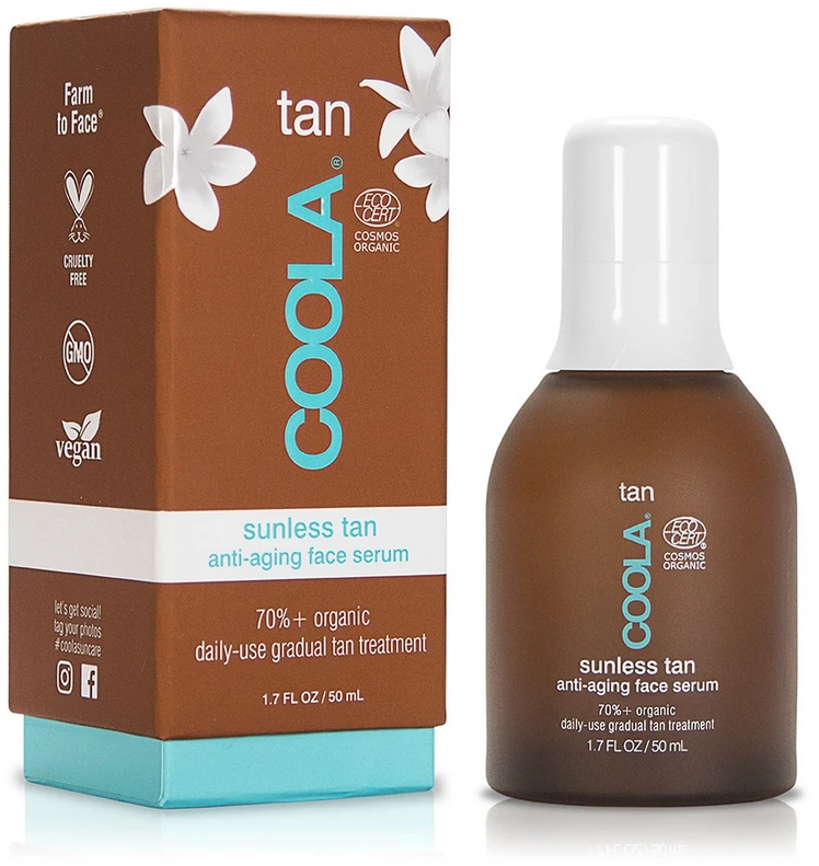 Coola - Organic Sunless Tan veido serumas nuo senėjimo 50 ml