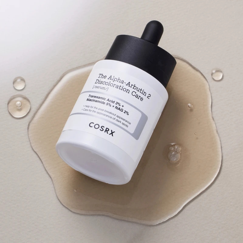 COSRX The Alpha-Arbutin 2 Discoloration Care Serum koncentruotas veido serumas netolygiam odos tonui, 50 ml