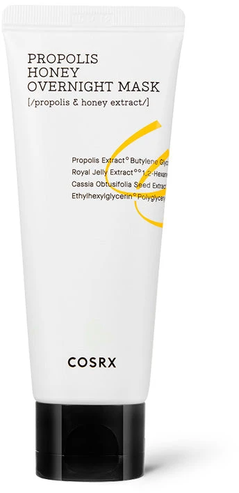 COSRX Full Fit Propolis Honey Overnight Mask naktinė veido kaukė, 60 ml
