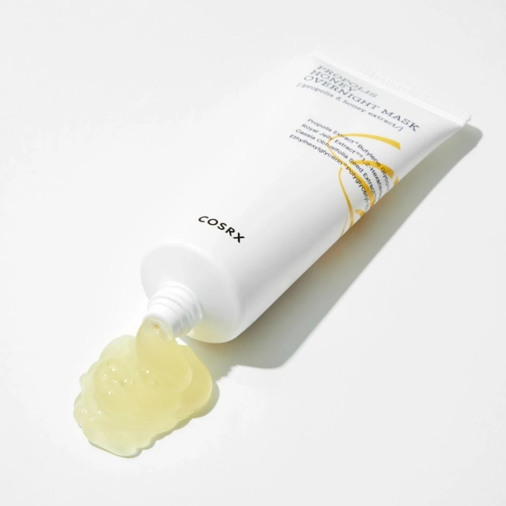COSRX Full Fit Propolis Honey Overnight Mask naktinė veido kaukė, 60 ml