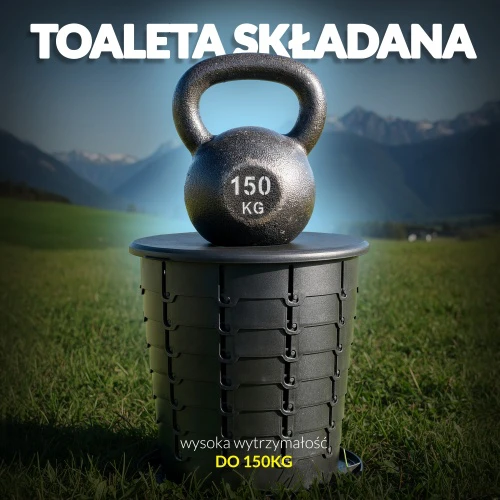 Adler Camry CR 1041 sulankstomas nešiojamas tualetas, Juodas | Camry