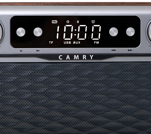 Radijas su Bluetooth Camry CR-1183, Rudos spalvos