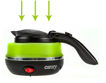 Camry | Travel Virdulys | CR 1265 | Electric | 750 W | 0.5 L | Plastic | Žalias